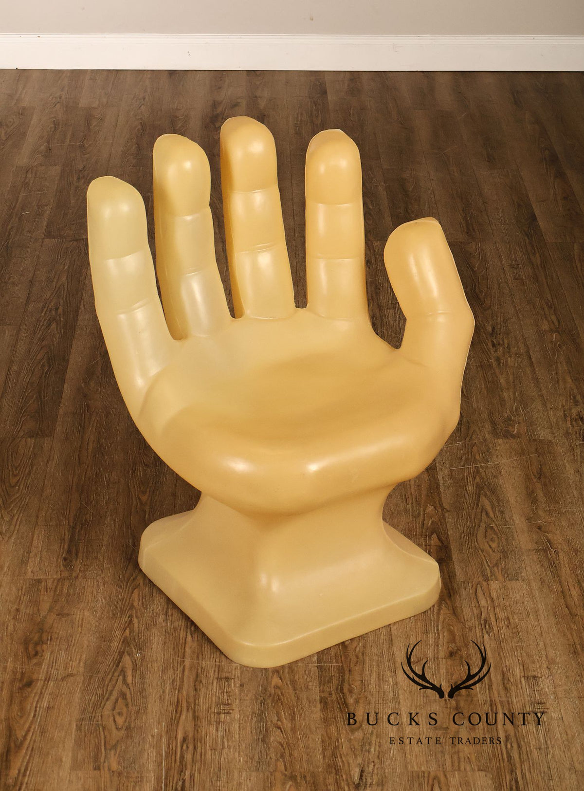 Vintage Molded Plastic Right Hand Chair