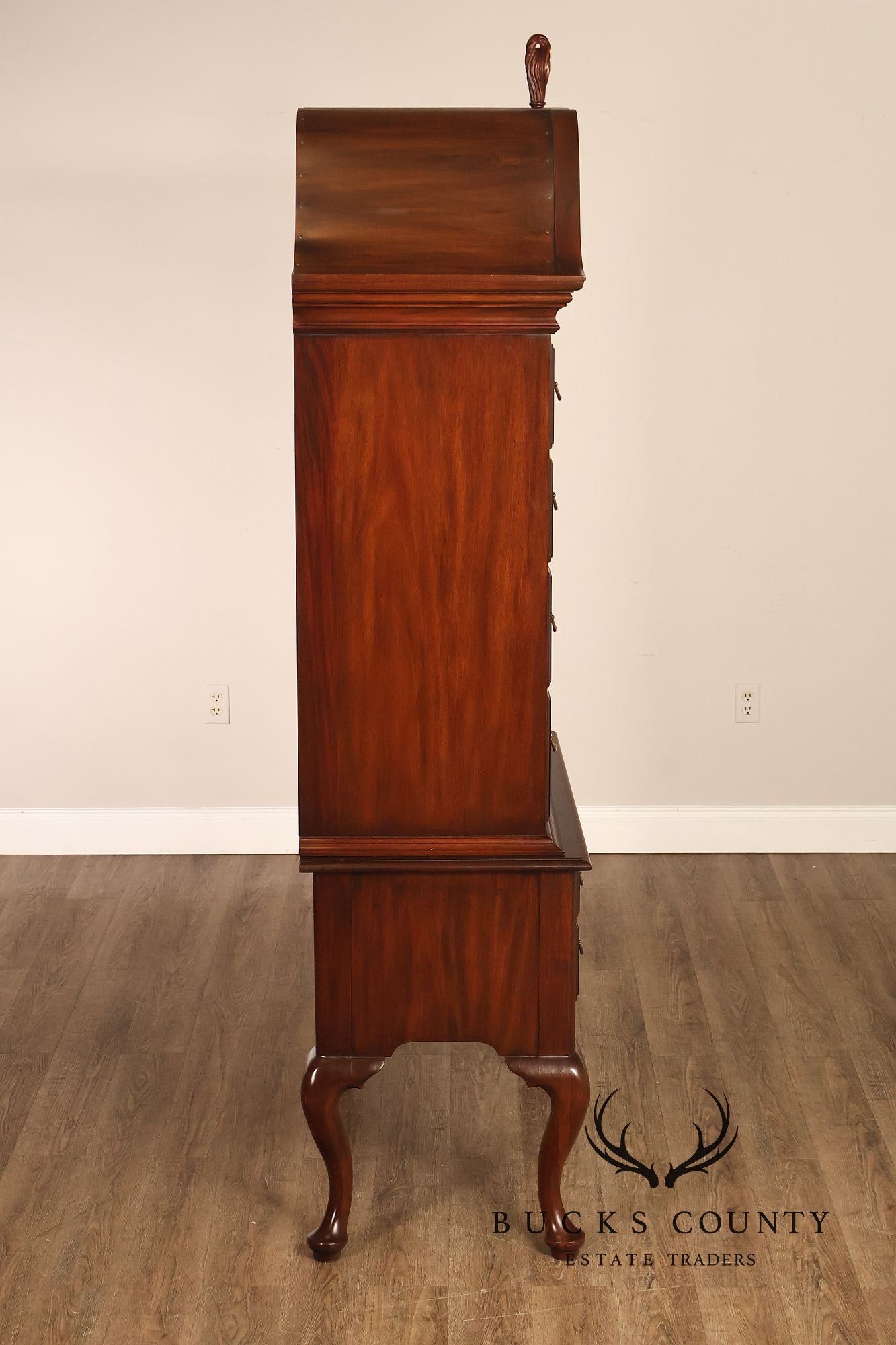 Henkel Harris Virginia Galleries Genuine Mahogany Highboy Chest