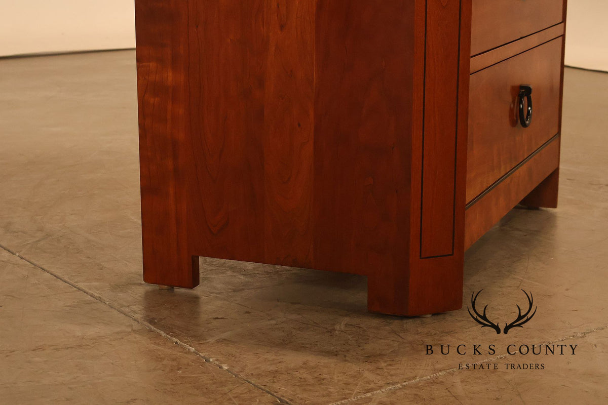 Stickley 21st Century Collection Cherry Three-Drawer Nightstand