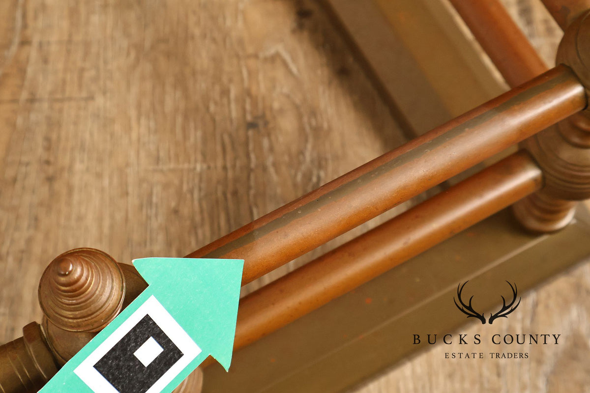 Traditional Brass Tone Fireplace Fender