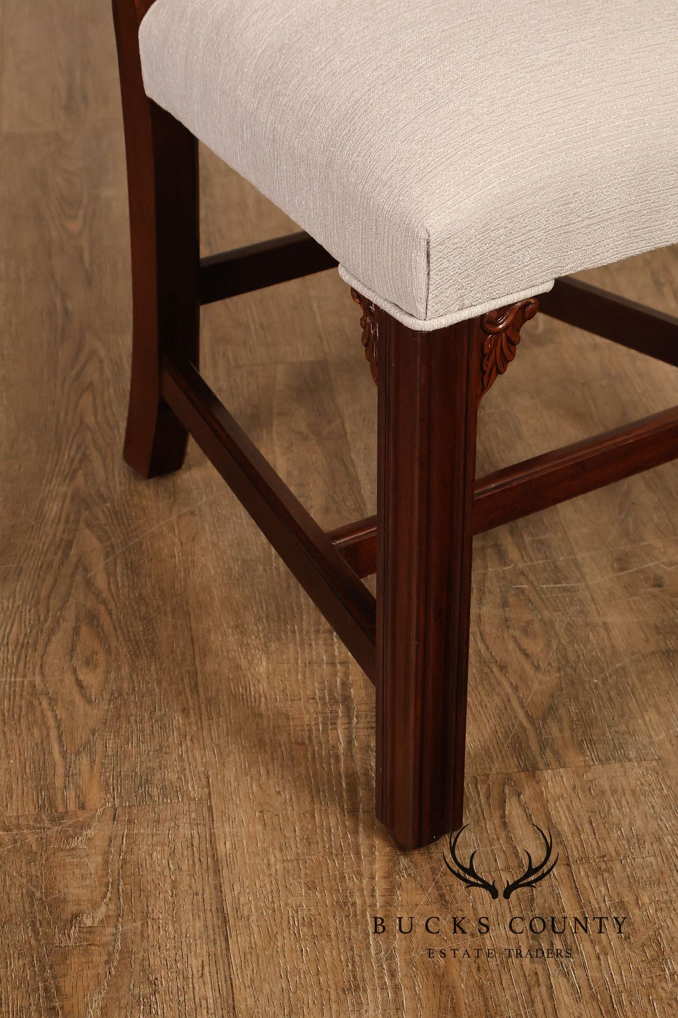 Chippendale Style Set of Six Mahogany Dining Chairs