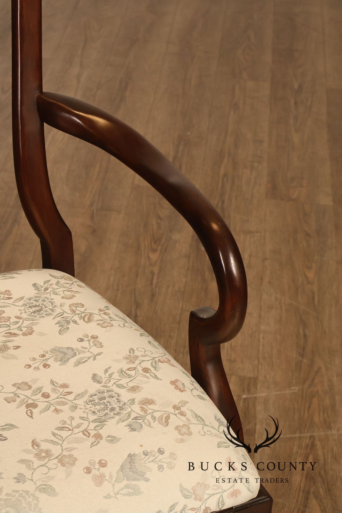 Harden Queen Anne Style Set of Six Cherry Dining Chairs