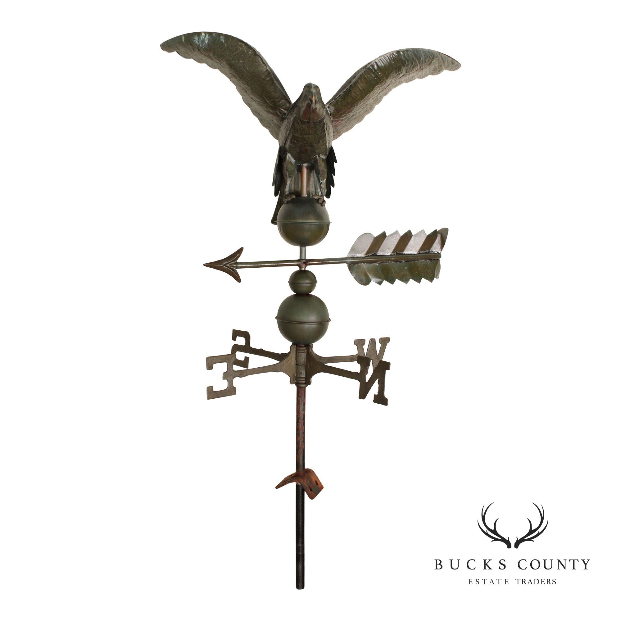 Vintage Copper Eagle Weathervane