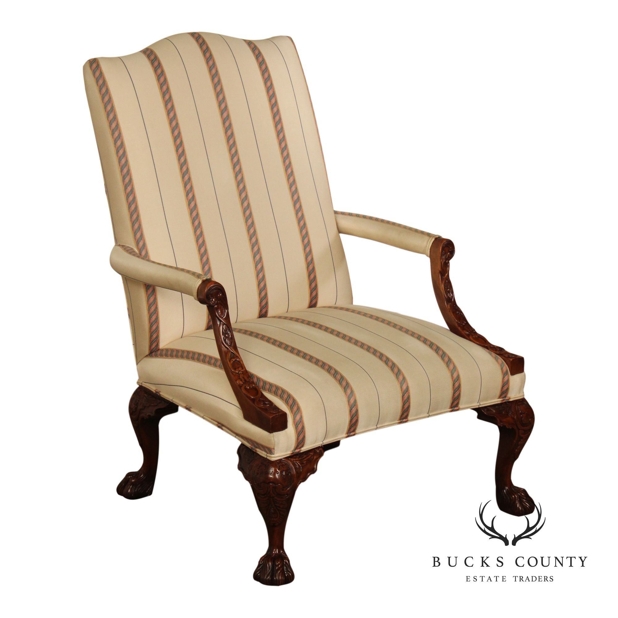 Henredon Historic Natchez Collection Mahogany Armchair