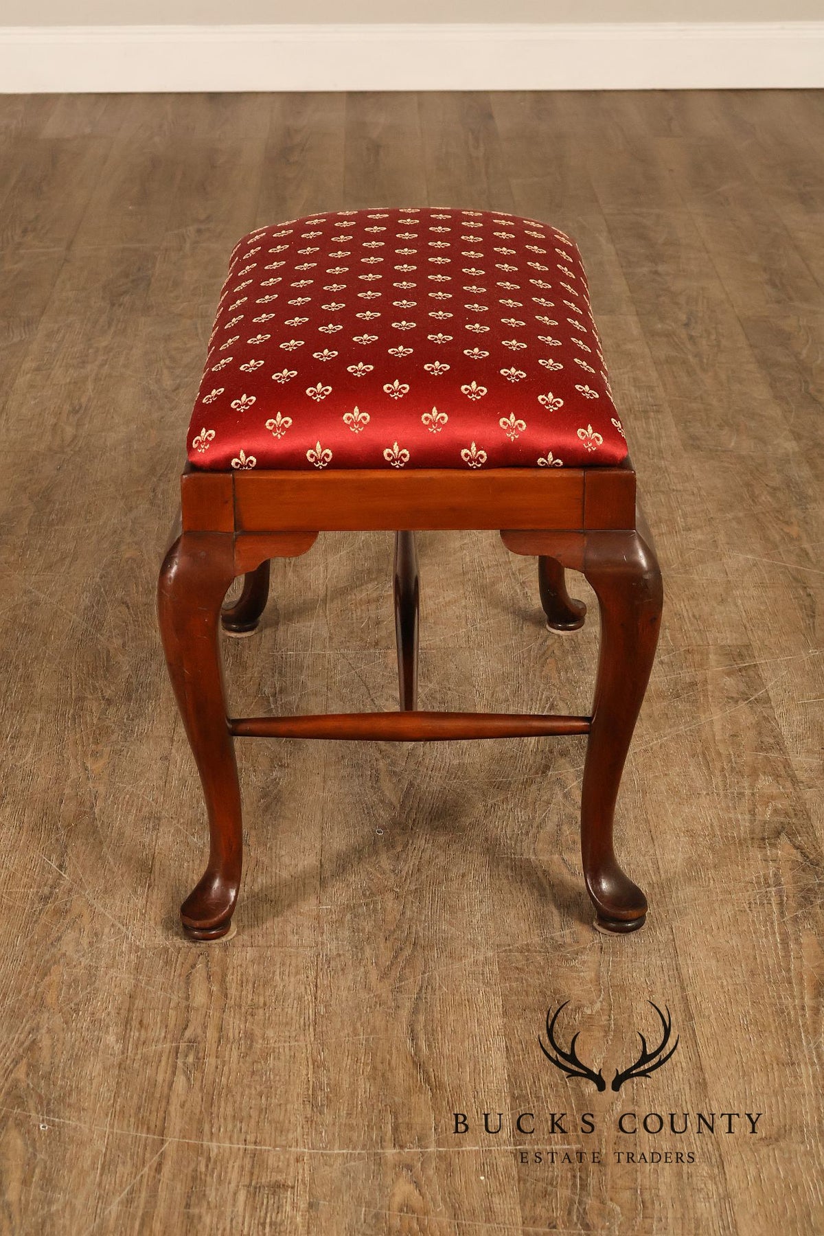 Statesville Chair Company Queen Anne Style Mahogany Bench