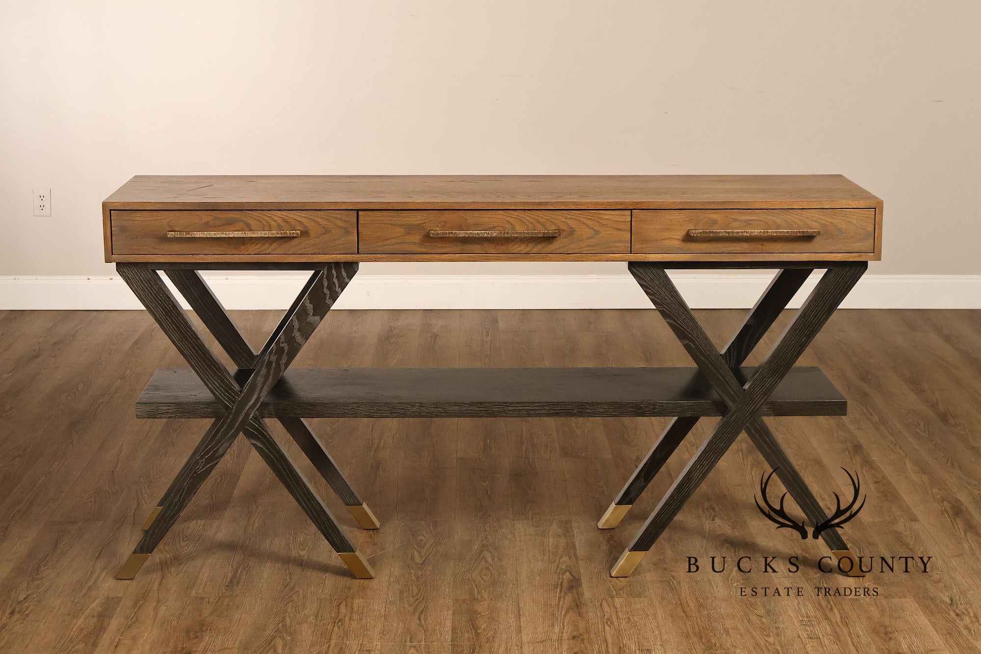 Hickory White Modern Console Table