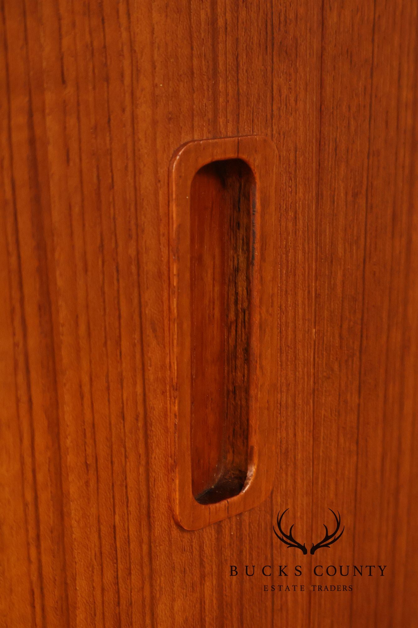 Danish Modern Teak Bookcase Hutch