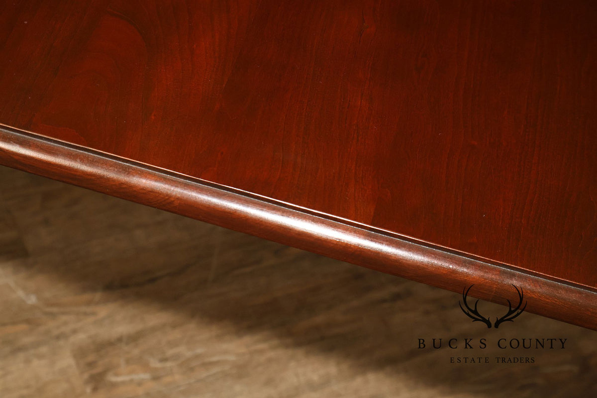 Harden Queen Anne Style Cherry Extension Dining Table