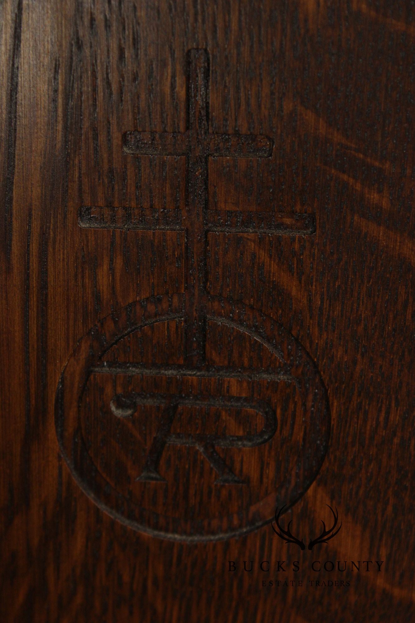 Stickley Mission Collection Oak Roycroft Cellaret