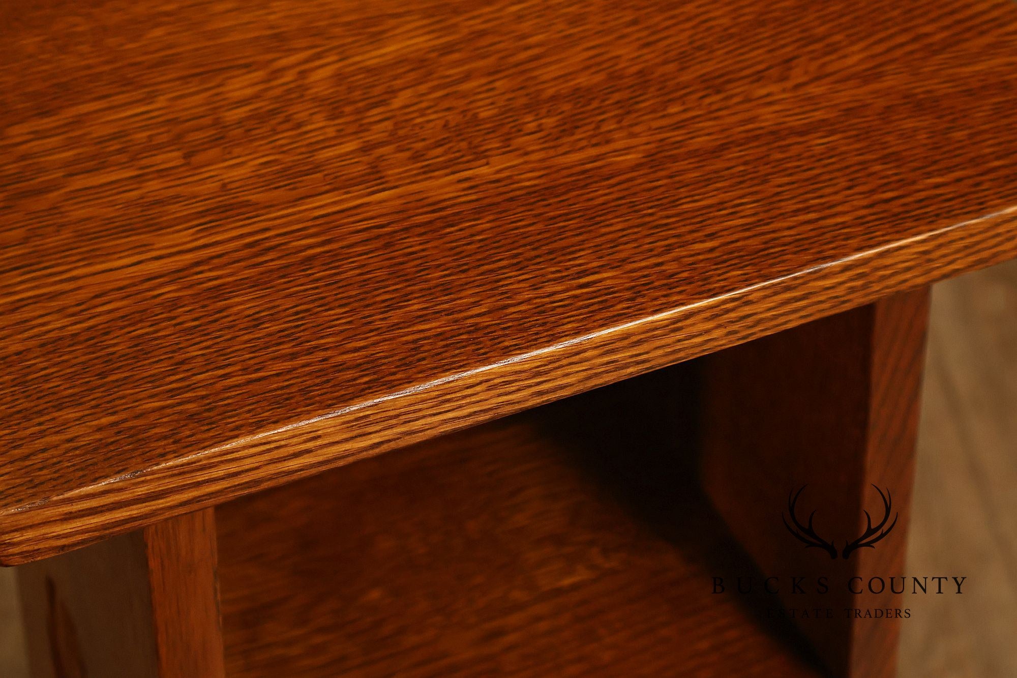 Stickley Mission Collection Oak Tree of Life Pedestal