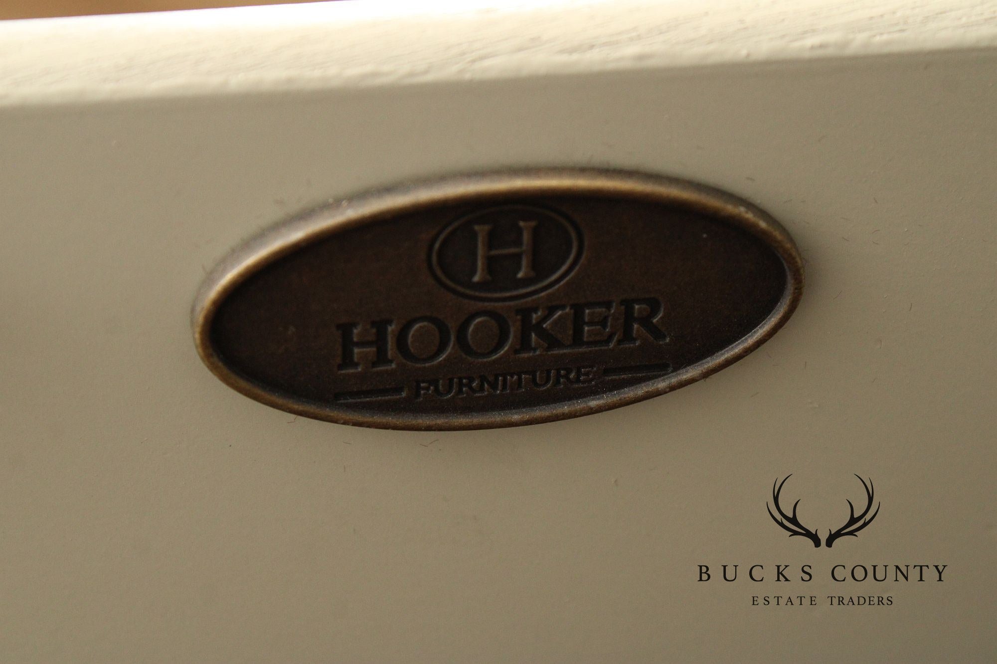 Hooker Furniture 'Sanctuary' Silver Gilt Bombe Chest