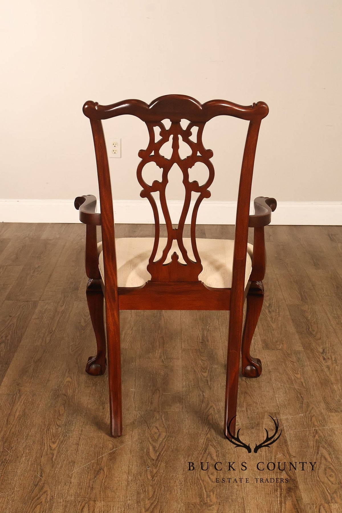 Ethan Allen '18th Century Mahogany' Set of Eight Dining Chairs