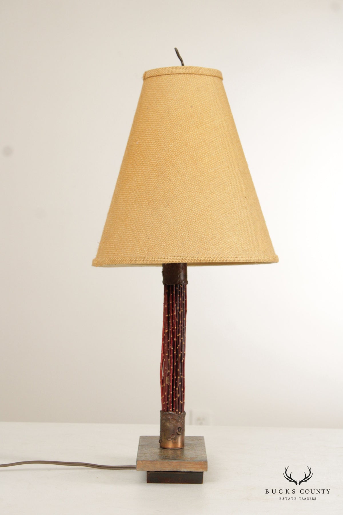 'Forever Twigs' Organic Modern Breeze Red Cedar Table Lamp