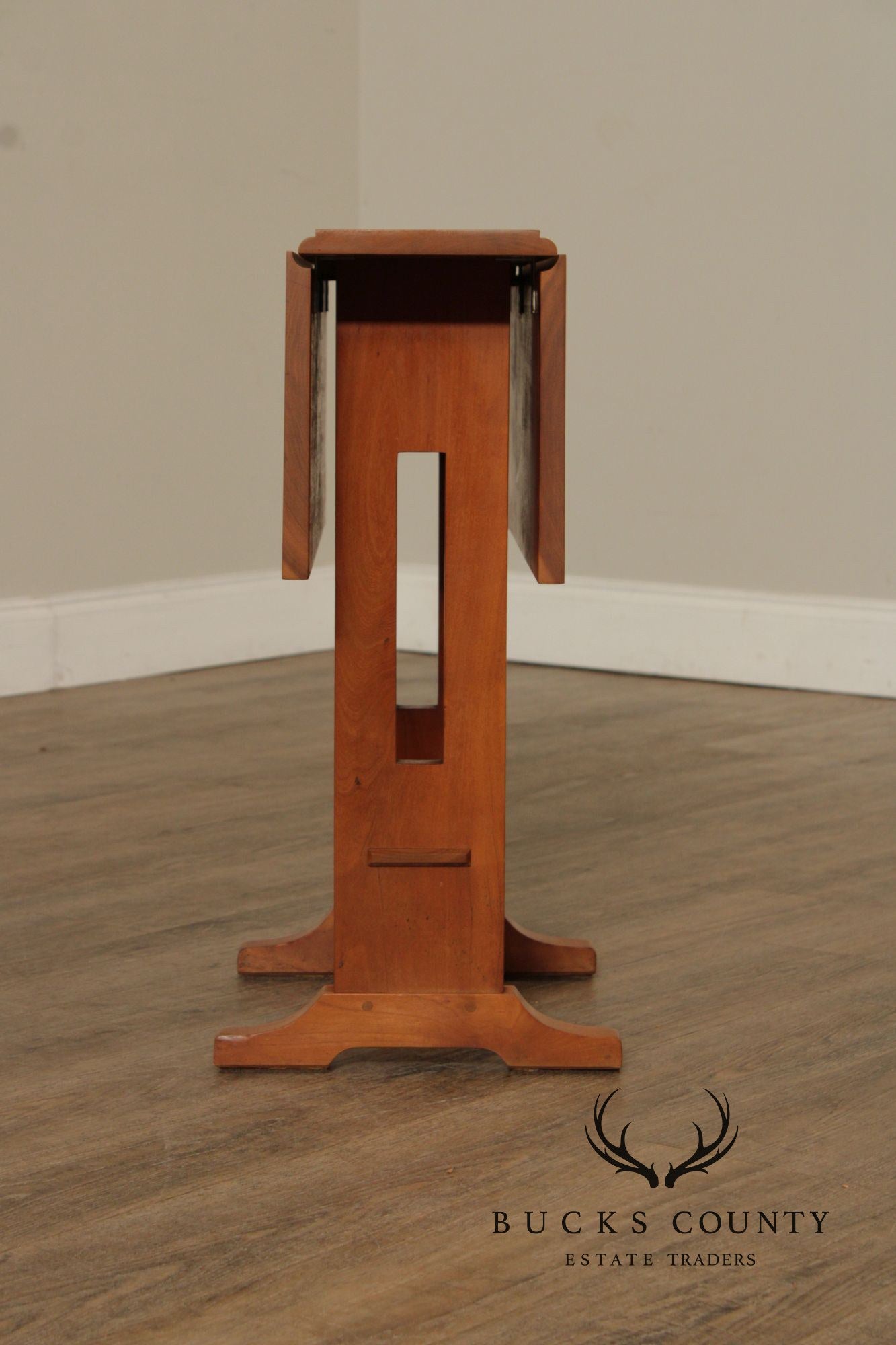 Stickley Mission Collection Cherry Drop Leaf Side Table