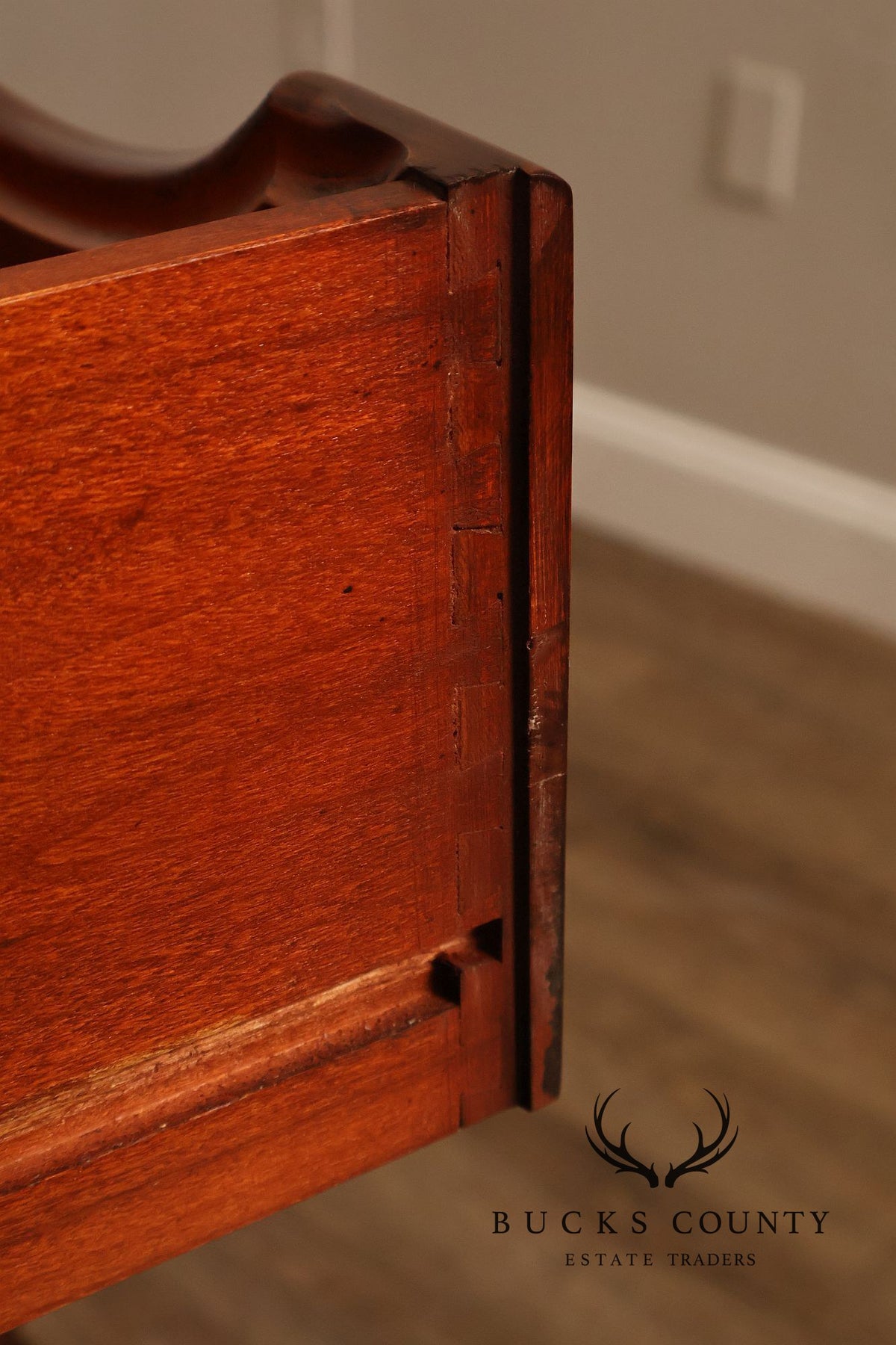 Batesville 1930s Carved Mahogany Sideboard Buffet