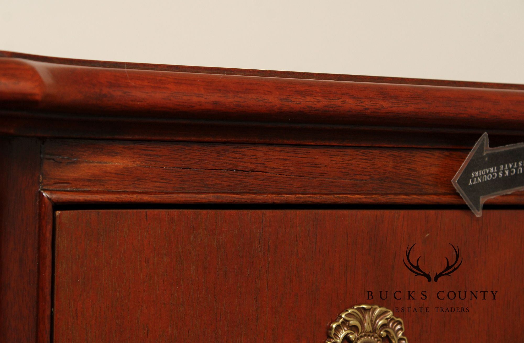 Baker Georgian Style Mahogany Triple Chest of Drawers