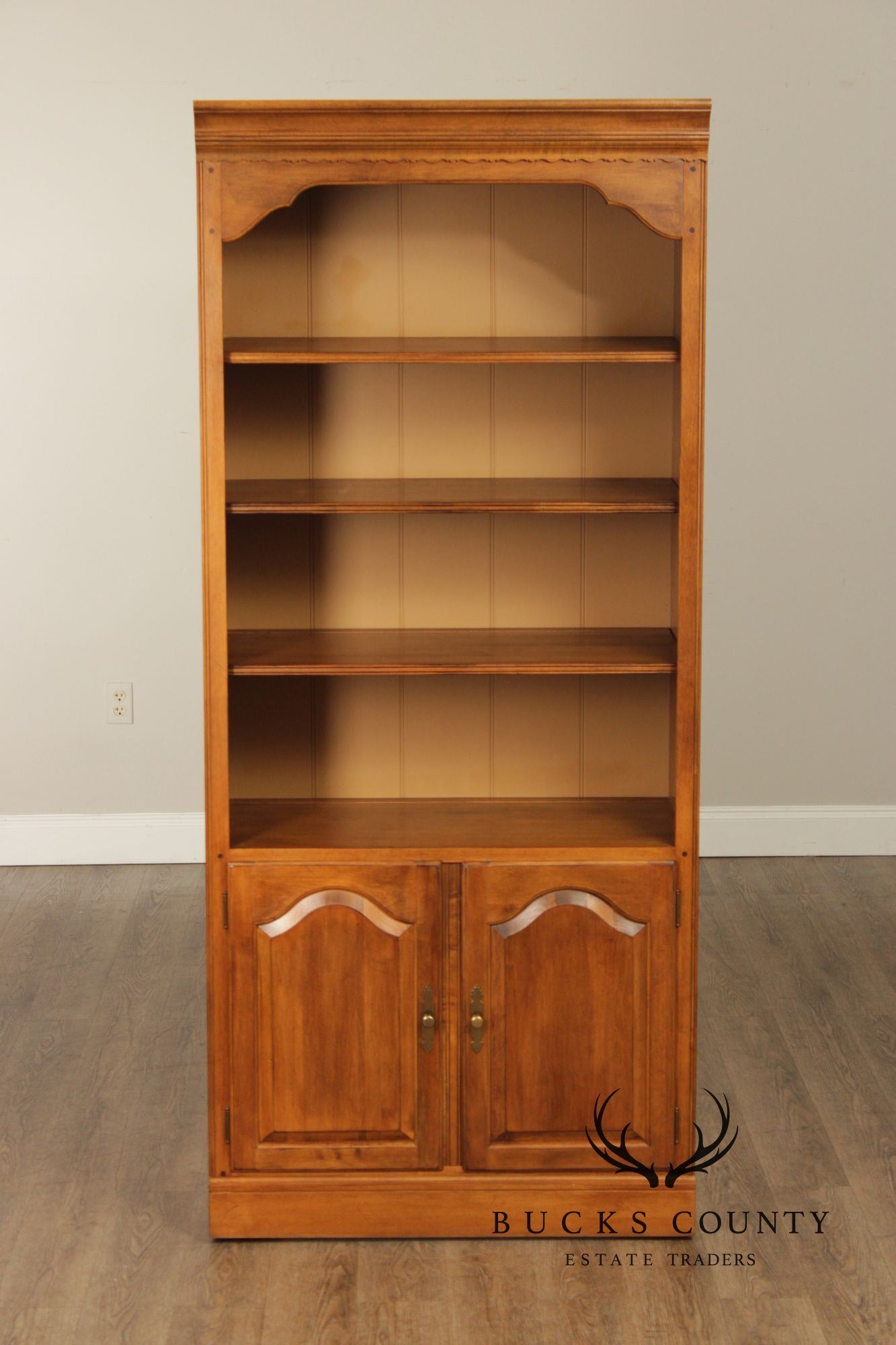 Ethan Allen 1776 Collection Traditional Maple Bookcase