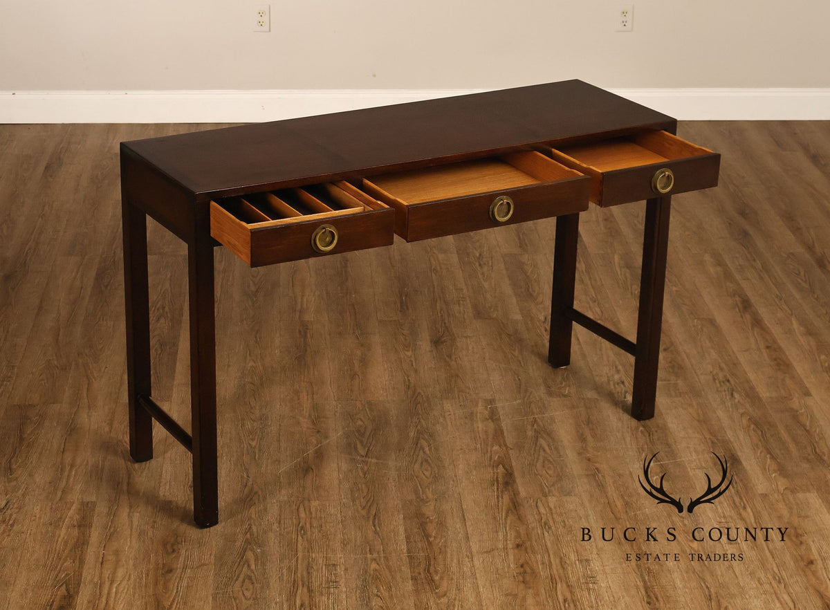 Dunbar Mid Century Modern Mahogany Console