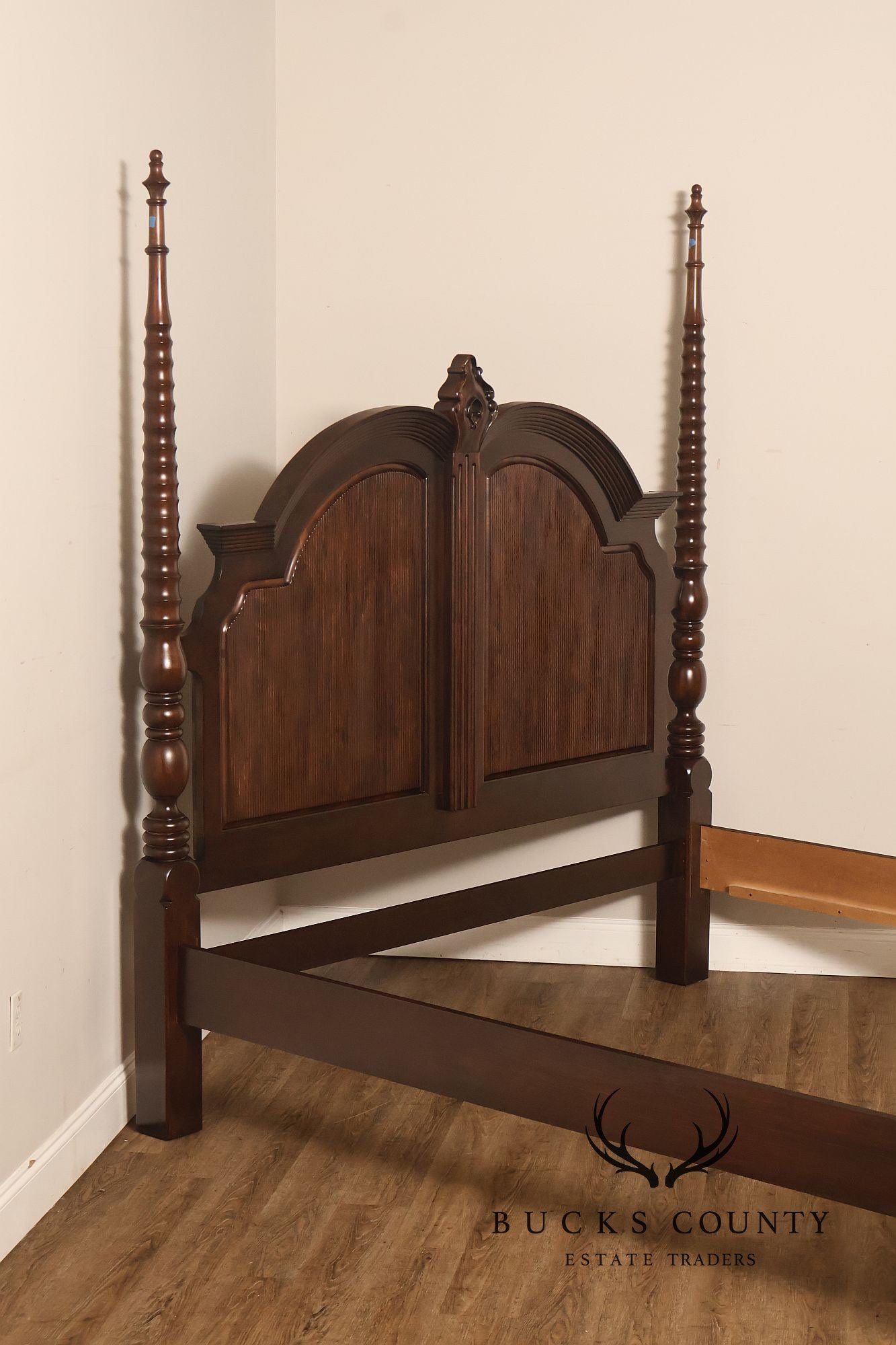 British Colonial Style Four Poster King Bed Frame