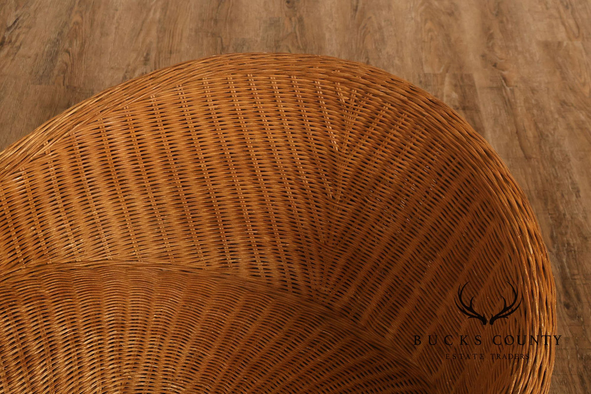 Boho Style Wicker Lotus Chair