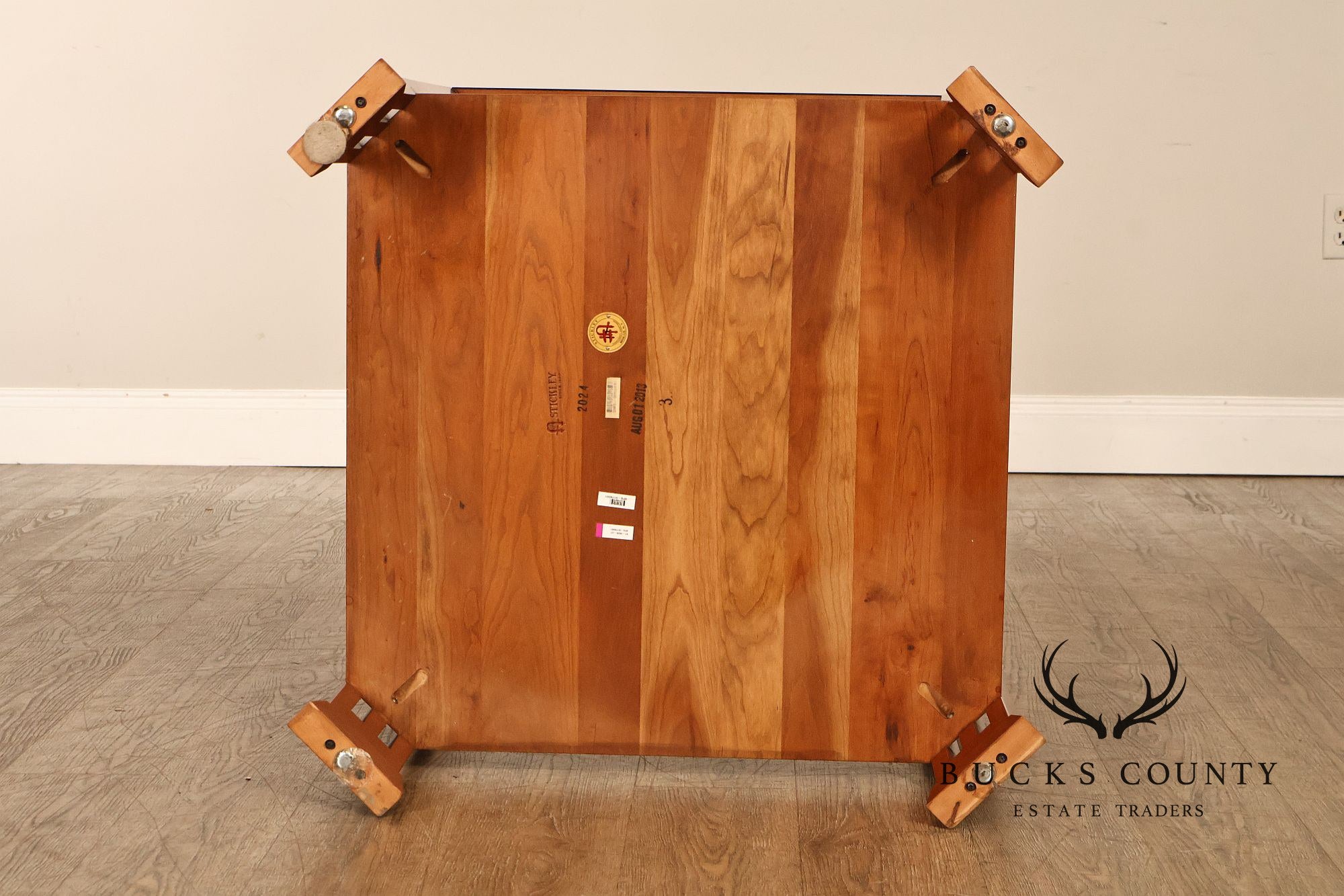 Stickley 21st Century Collection Granite Top Cherry End Table