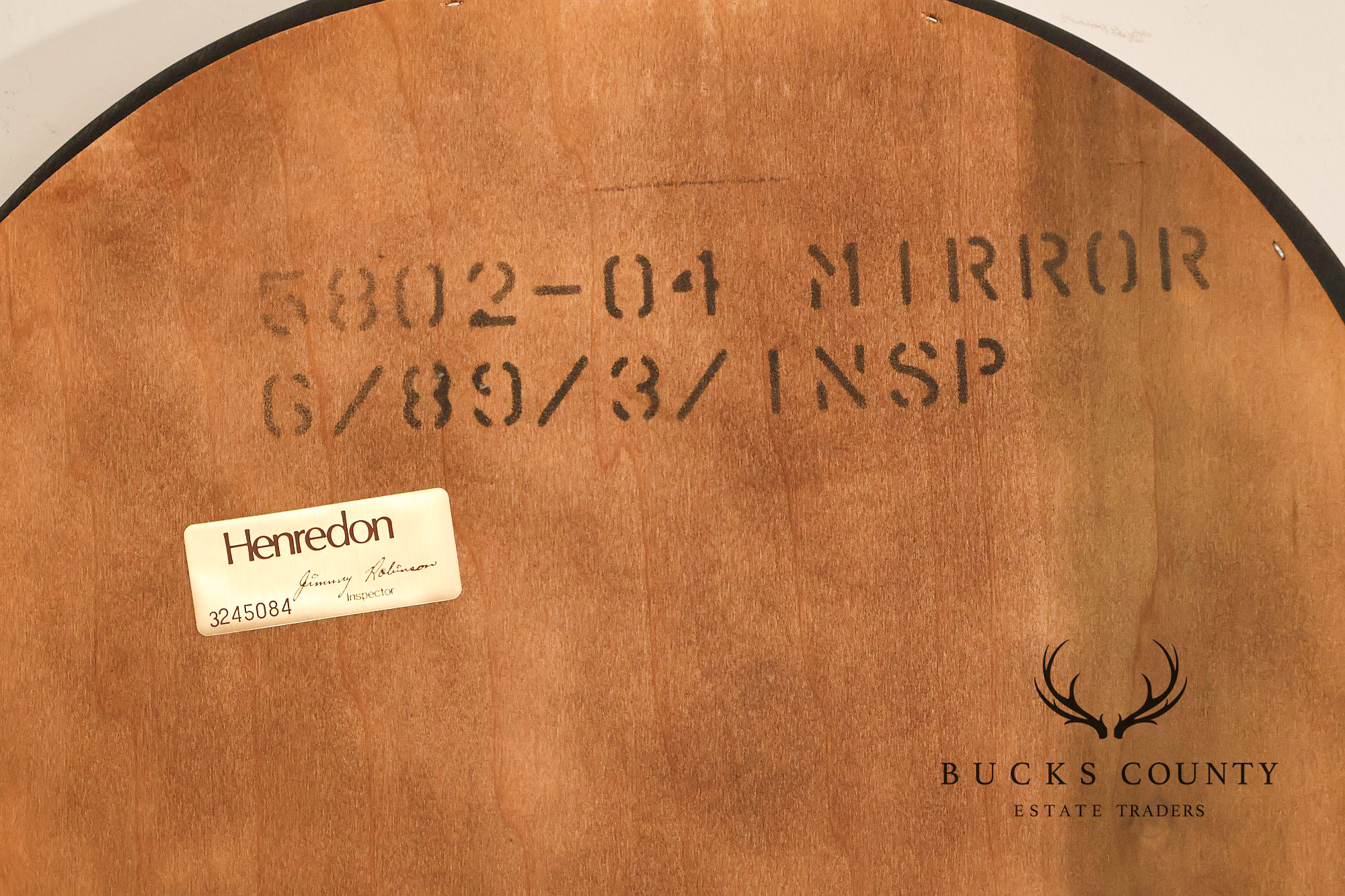 Henredon Chinoiserie Style Keyhole Wall Mirror