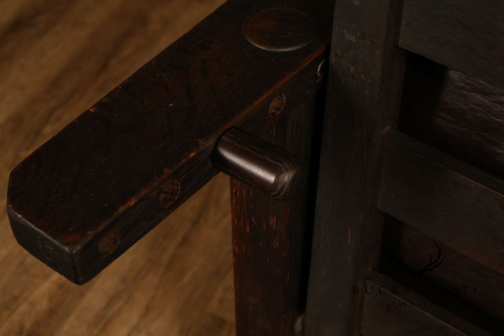 Antique Stickley Brothers Mission Oak Morris Chair