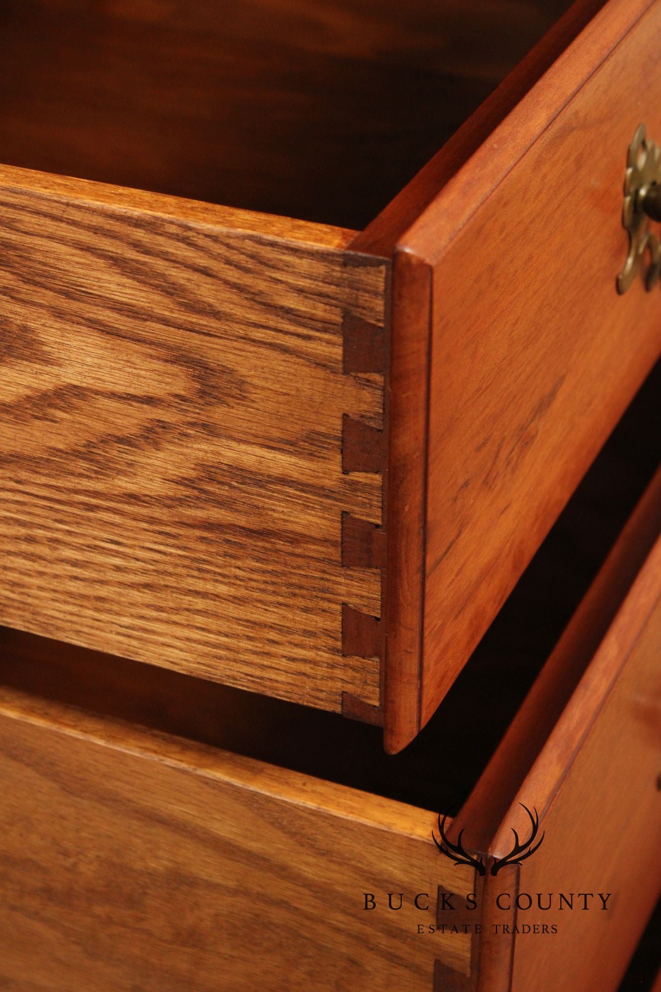 Virginia Craftsmen Reproductions Chippendale Style Cherry Highboy