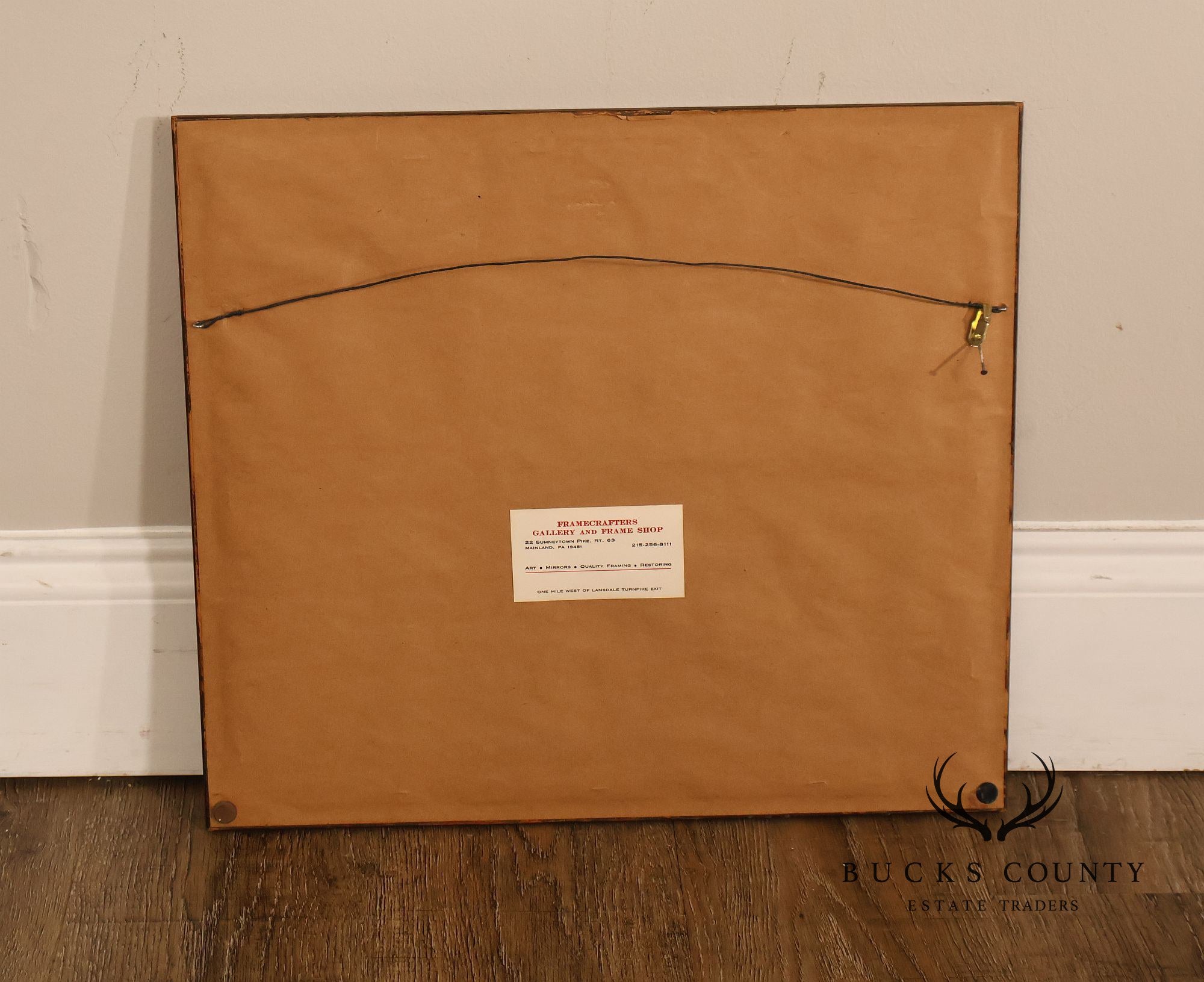 Harold Altman Framed Etching, 'Bench'