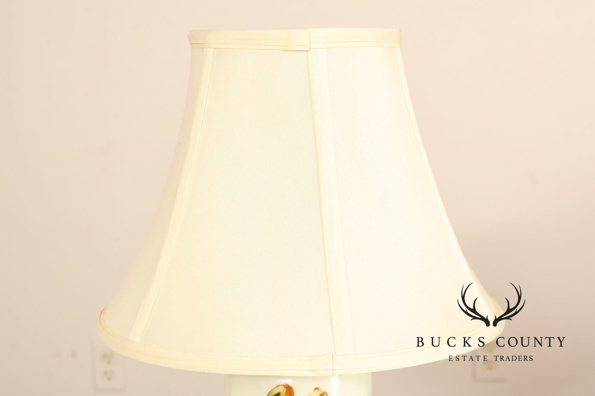 Hand Painted Floral Porcelain Table Lamp