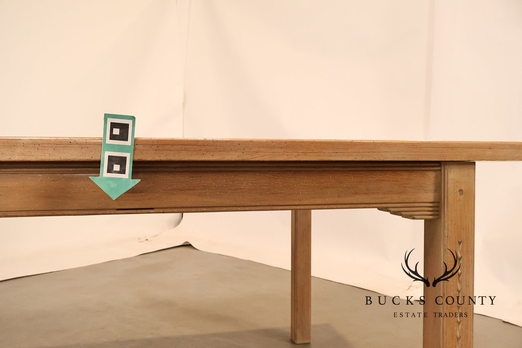 Southwest Style Cerused Pine Dining Table