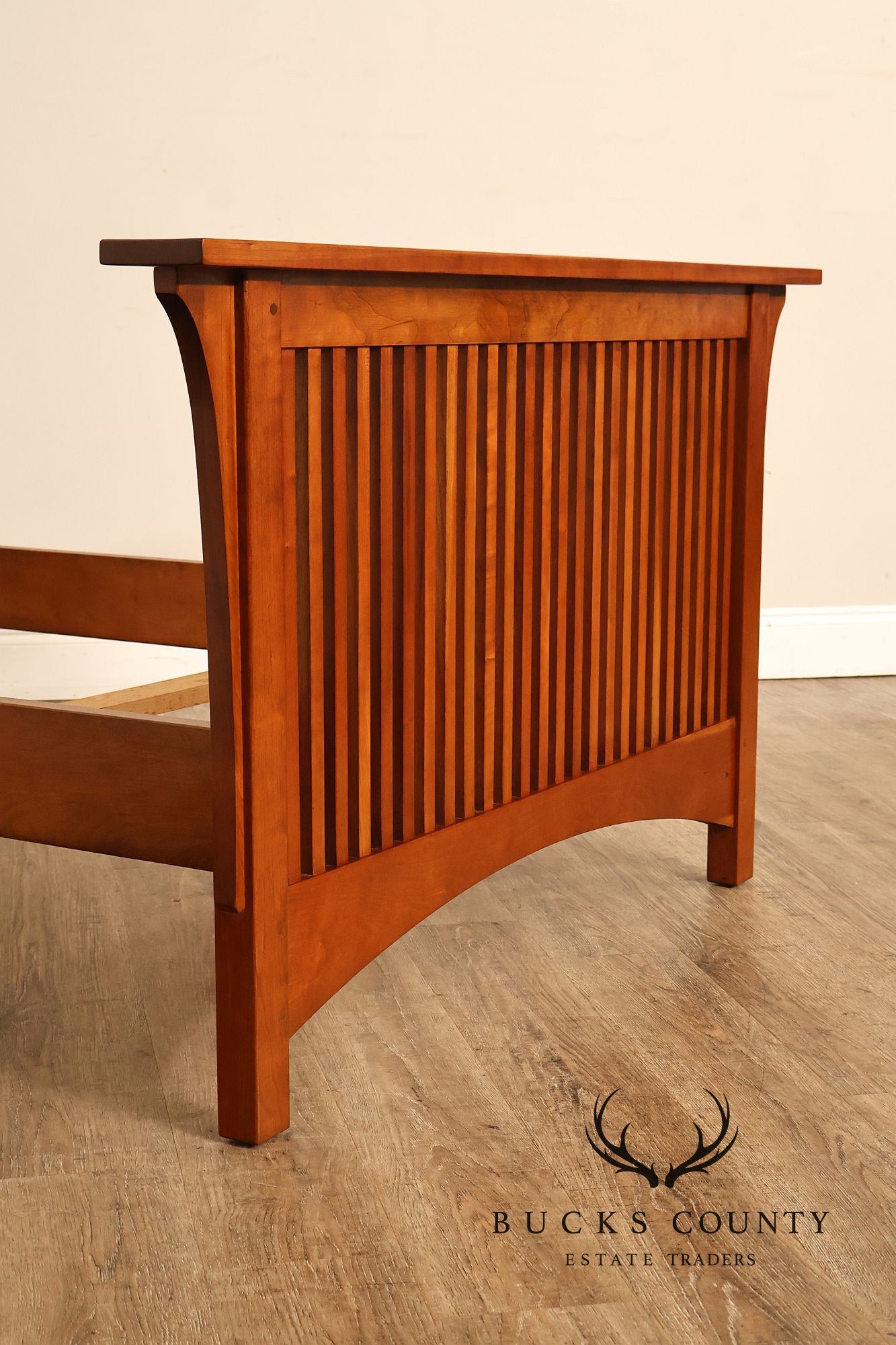 Stickley Mission Collection Cherry Spindle Twin Size Bed