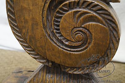 Hand Carved Decorative Wood Architectural Sculpture