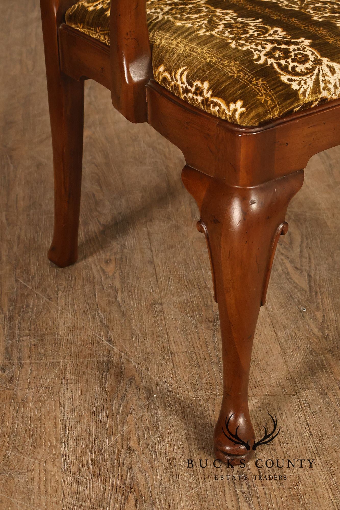 Henredon '18th Century Portfolio' Set Of Six Walnut Dining Chairs