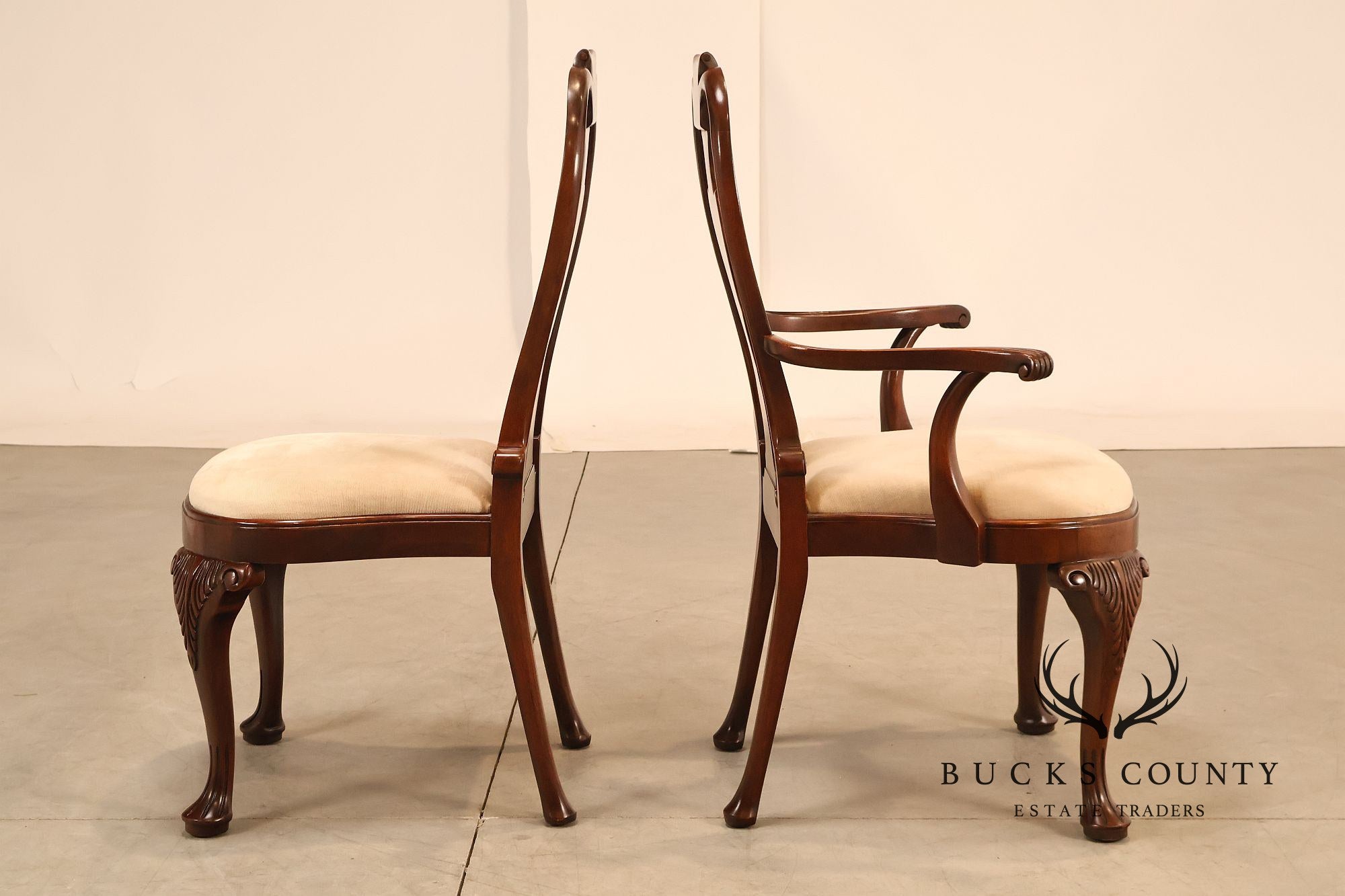 Baker Historic Charleston Reproductions Set of Eight Mahogany Dining Chairs