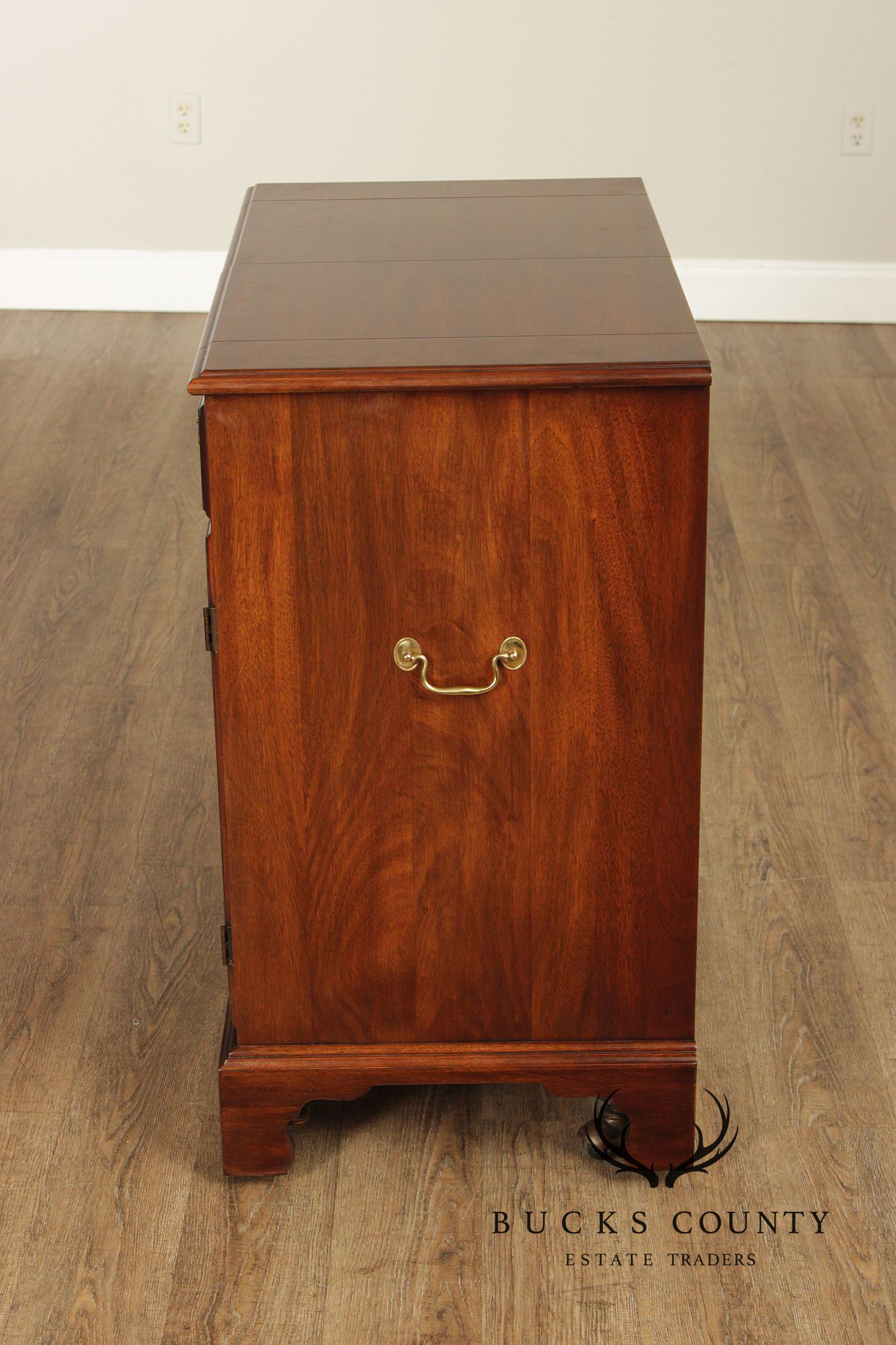 Henkel Harris Georgian Style Mahogany Flip Top Server