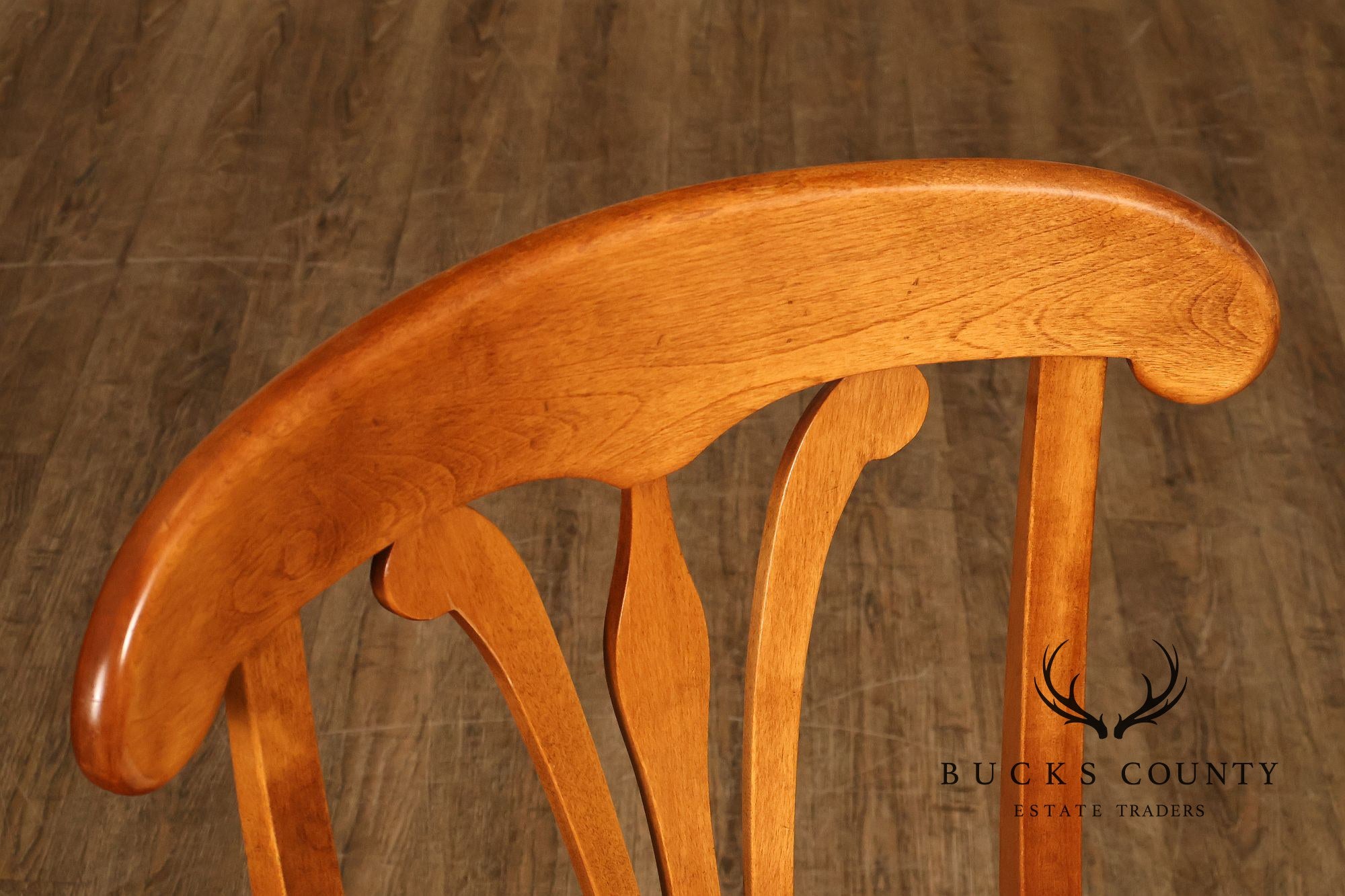 Nichols & Stone Set of 6 French Country Style Maple Dining Chairs