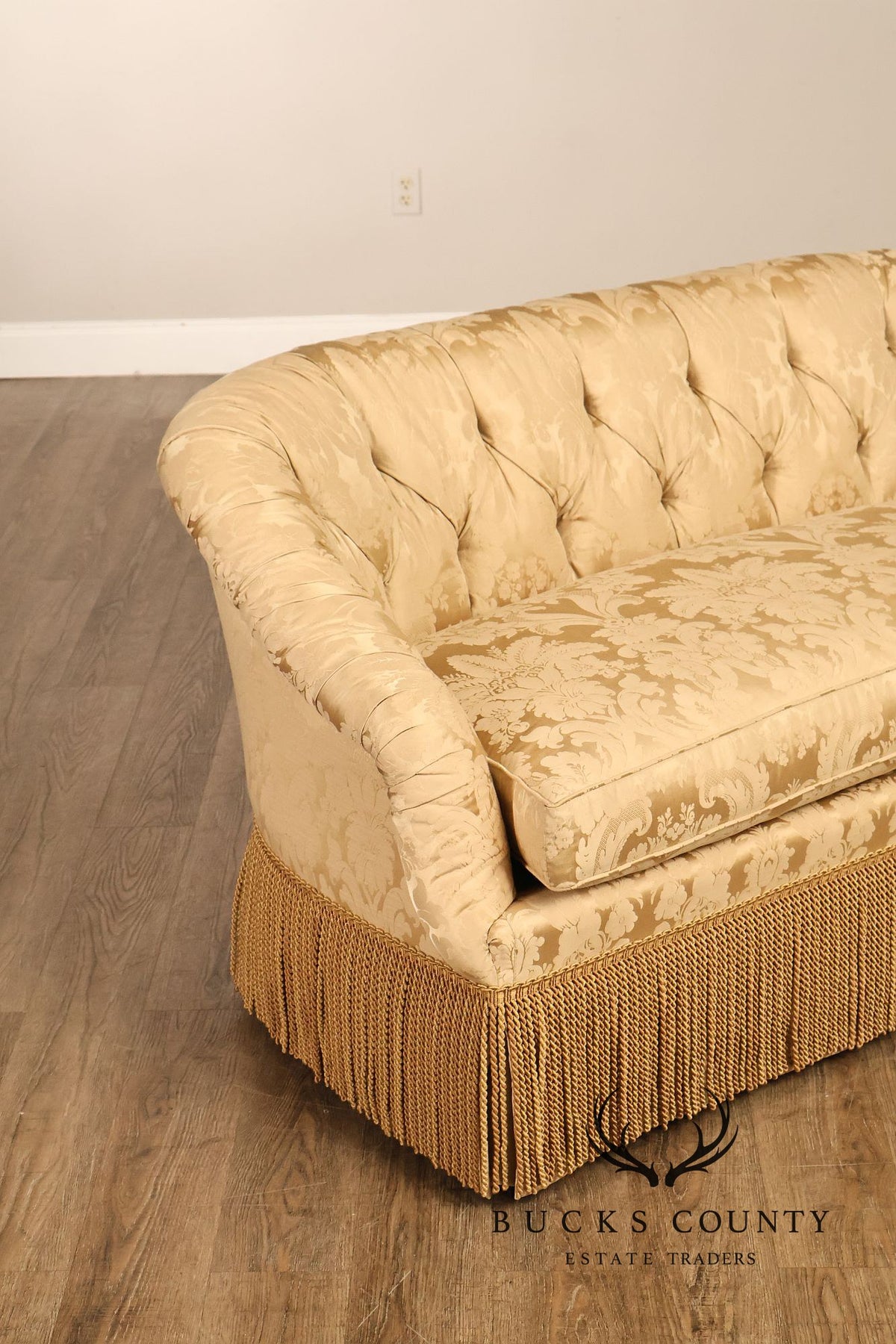 TRS Furniture Button-Tufted Upholstered Sofa