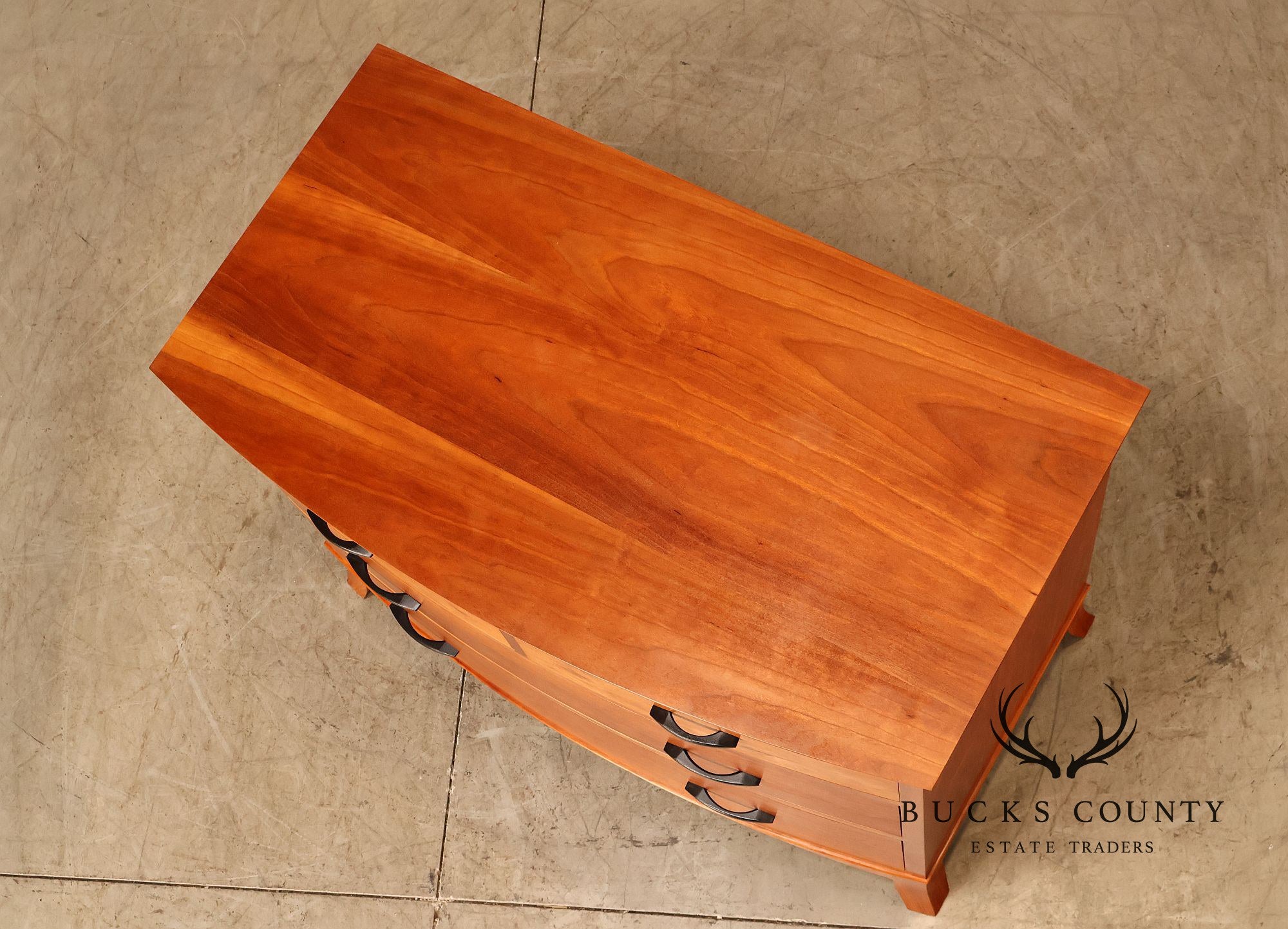 Thomas Moser Cherry Crescent Four Drawer Bureau