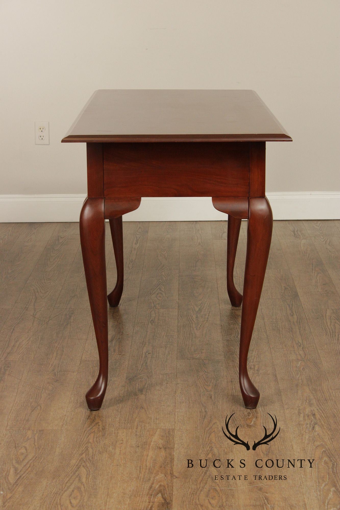 Queen Anne Style Vintage Cherry Writing Desk