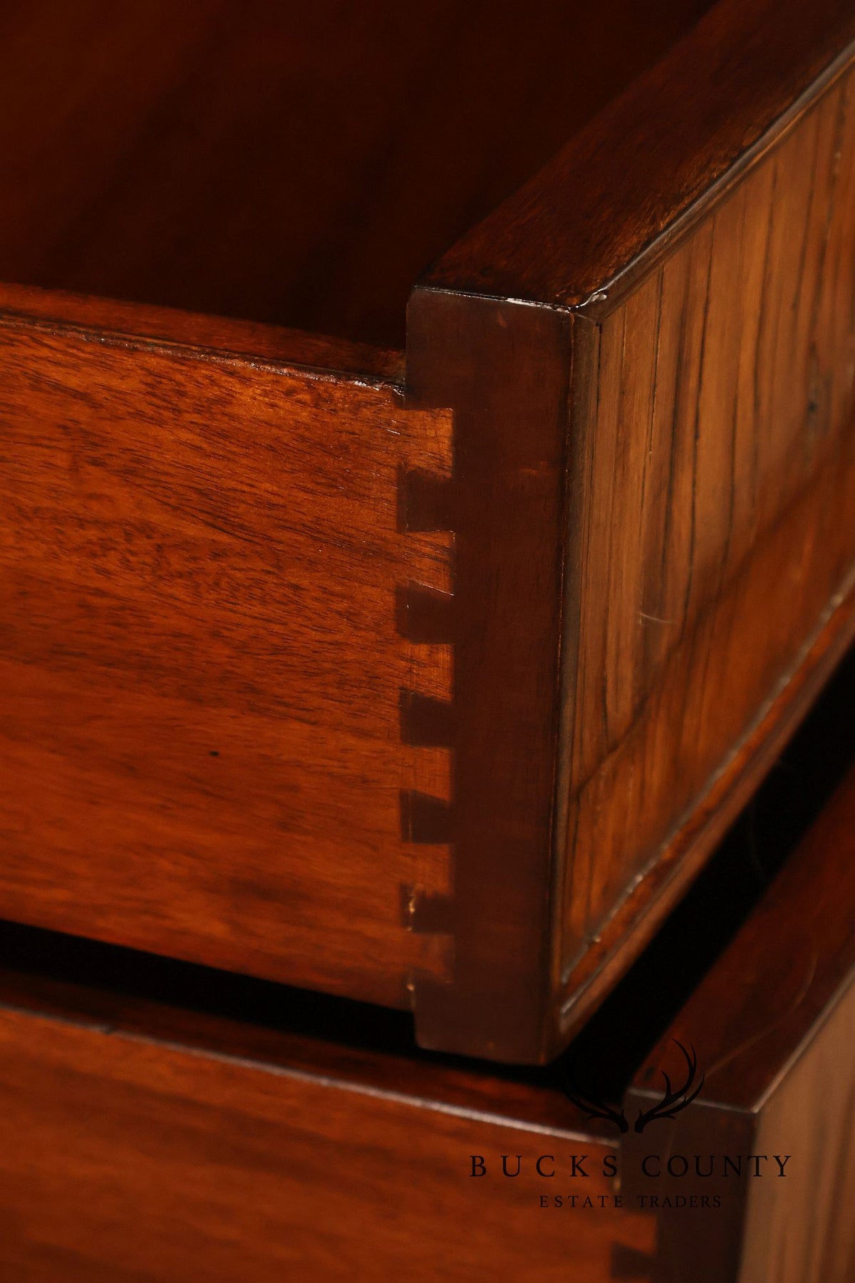 Ethan Allen Bamboo Front Chest of Drawers
