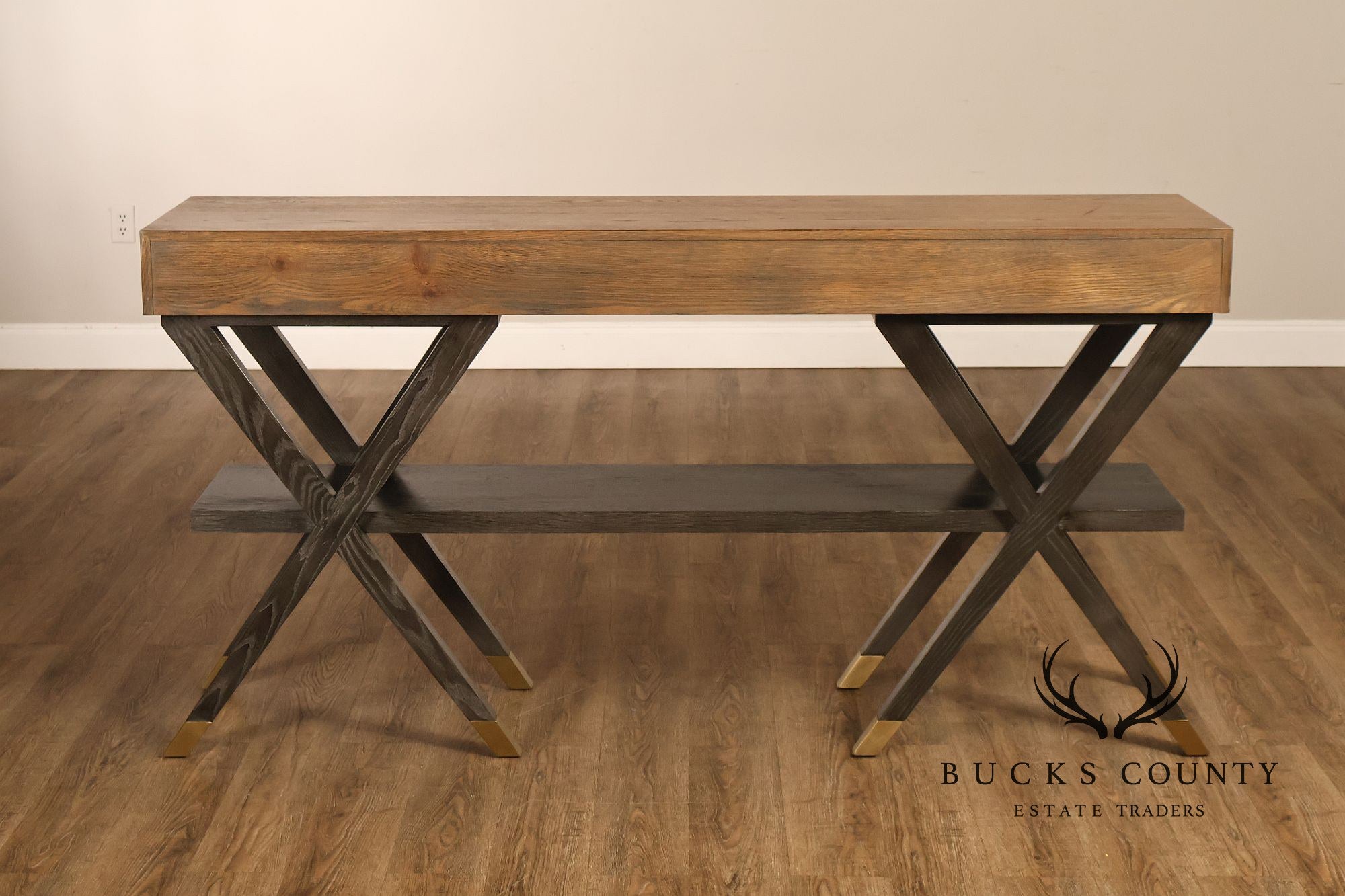 Hickory White Modern Console Table