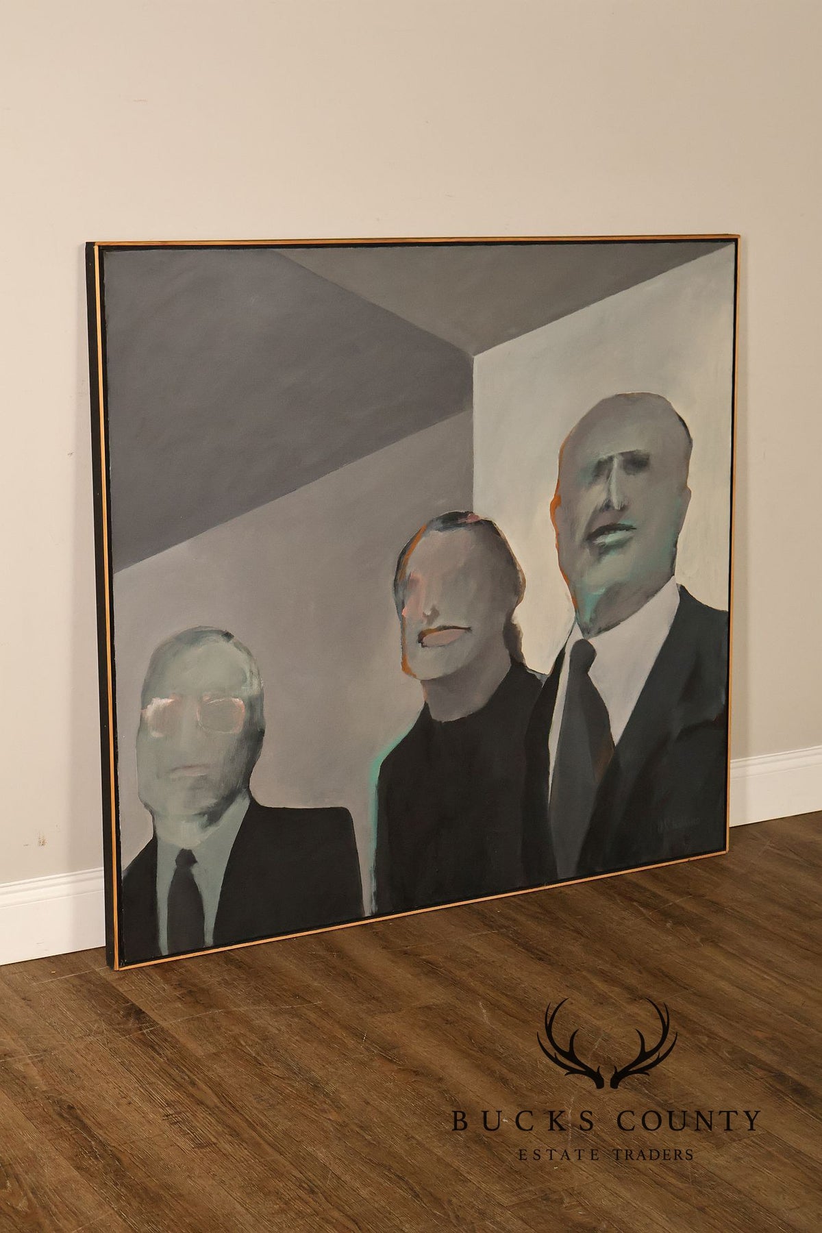Anne Cooper Dobbins Oil Painting, 'Triumverate'