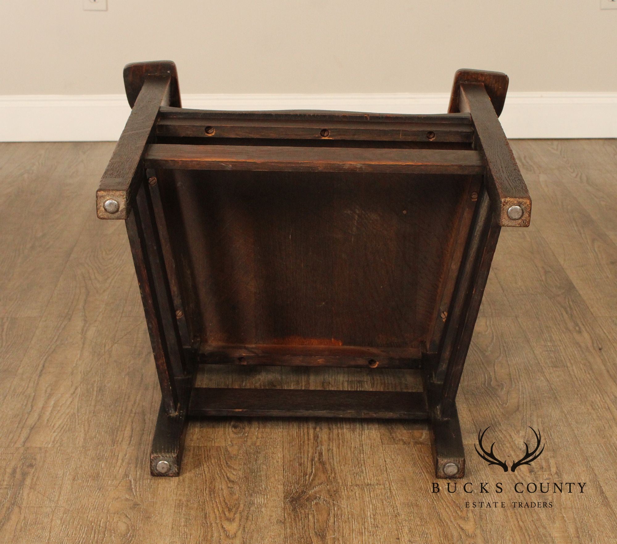 Antique Stickley Brothers Mission Oak Armchair