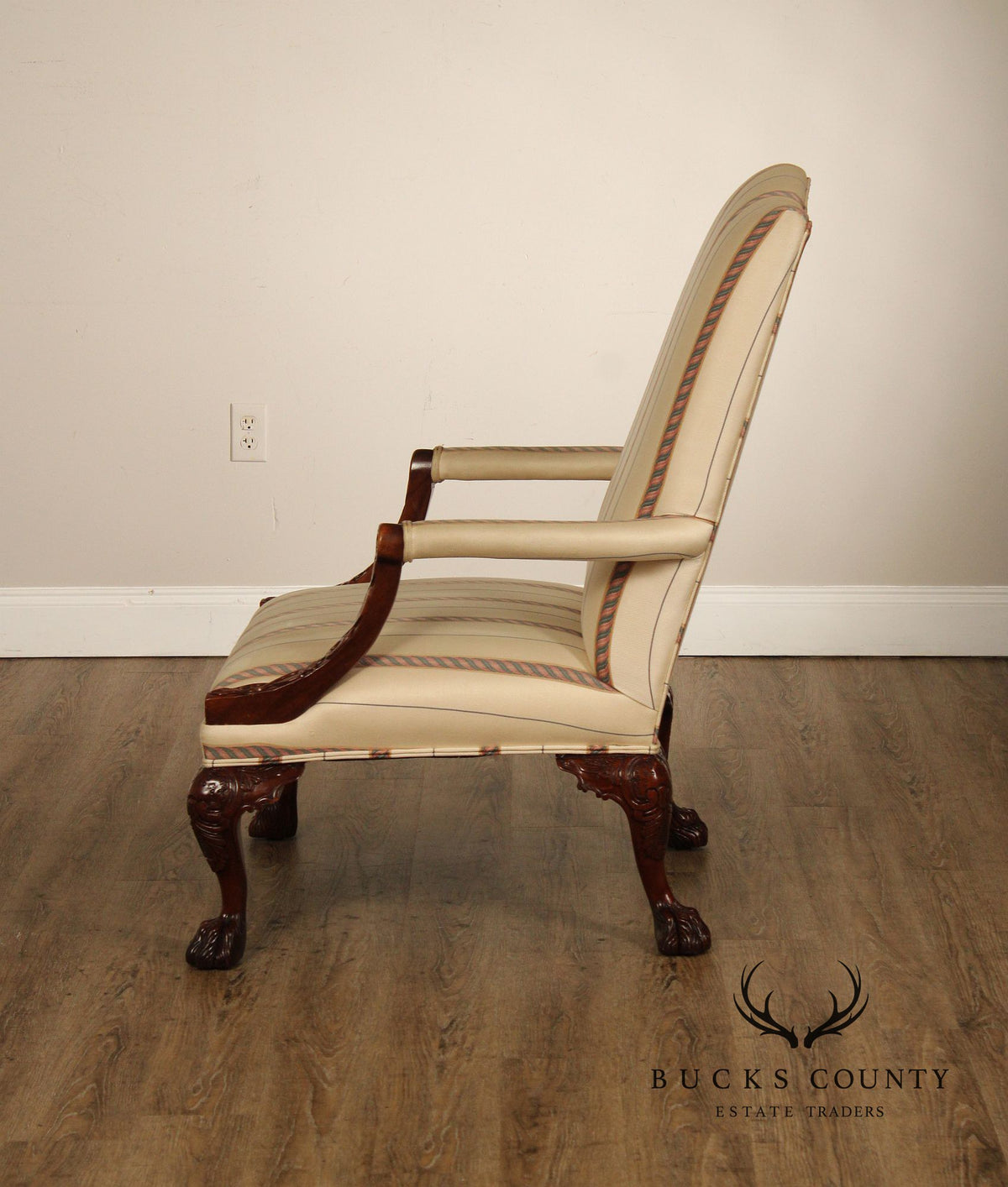 Henredon Historic Natchez Collection Mahogany Armchair