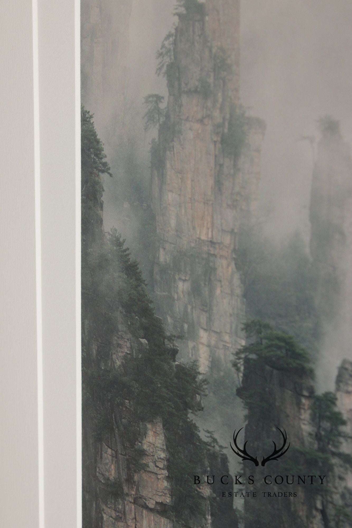 Keith Guo Ji Liang Framed Photograph, 'Mt. Tian Zi in Mist'