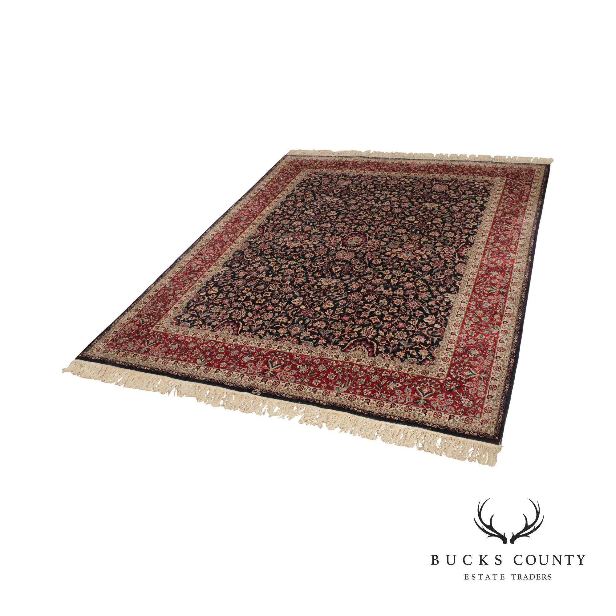 Persian Tabriz Hand-Tied Area Rug, 11' x 8'