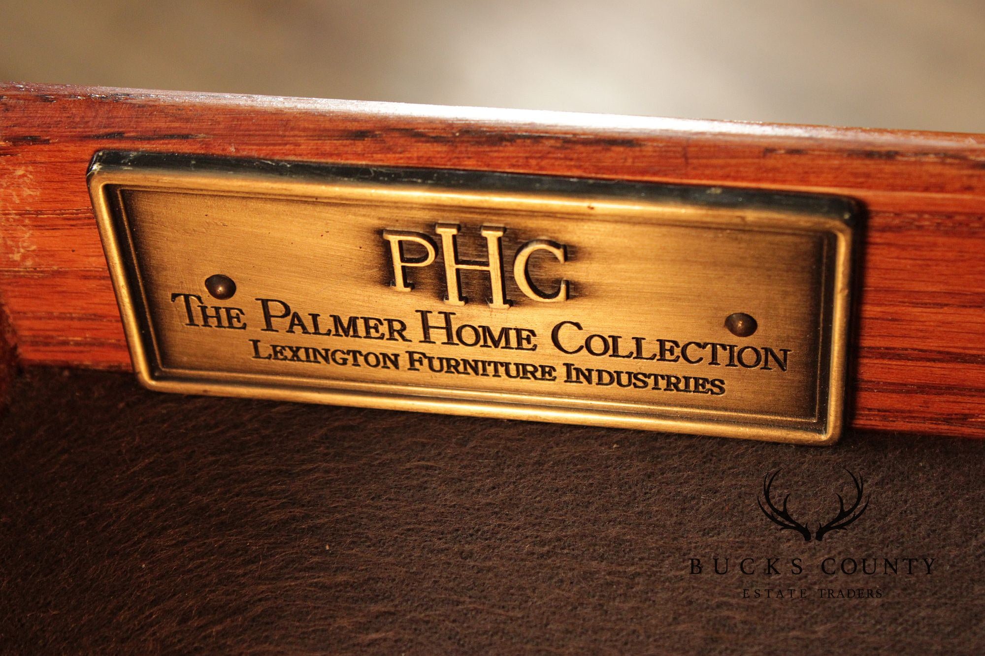 Lexington Palmer Home Collection Mahogany Neoclassical Writing Table Desk