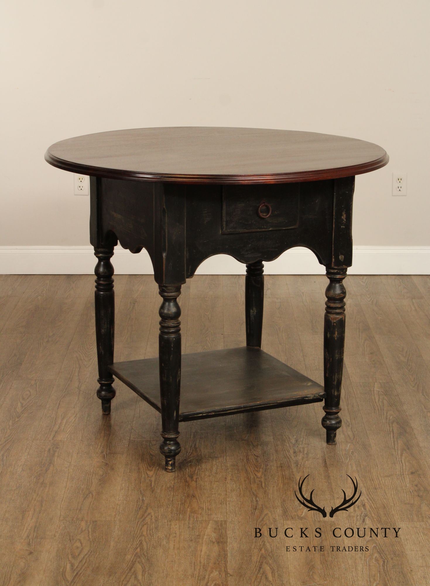 Farmhouse Stye Round Counter Height Table