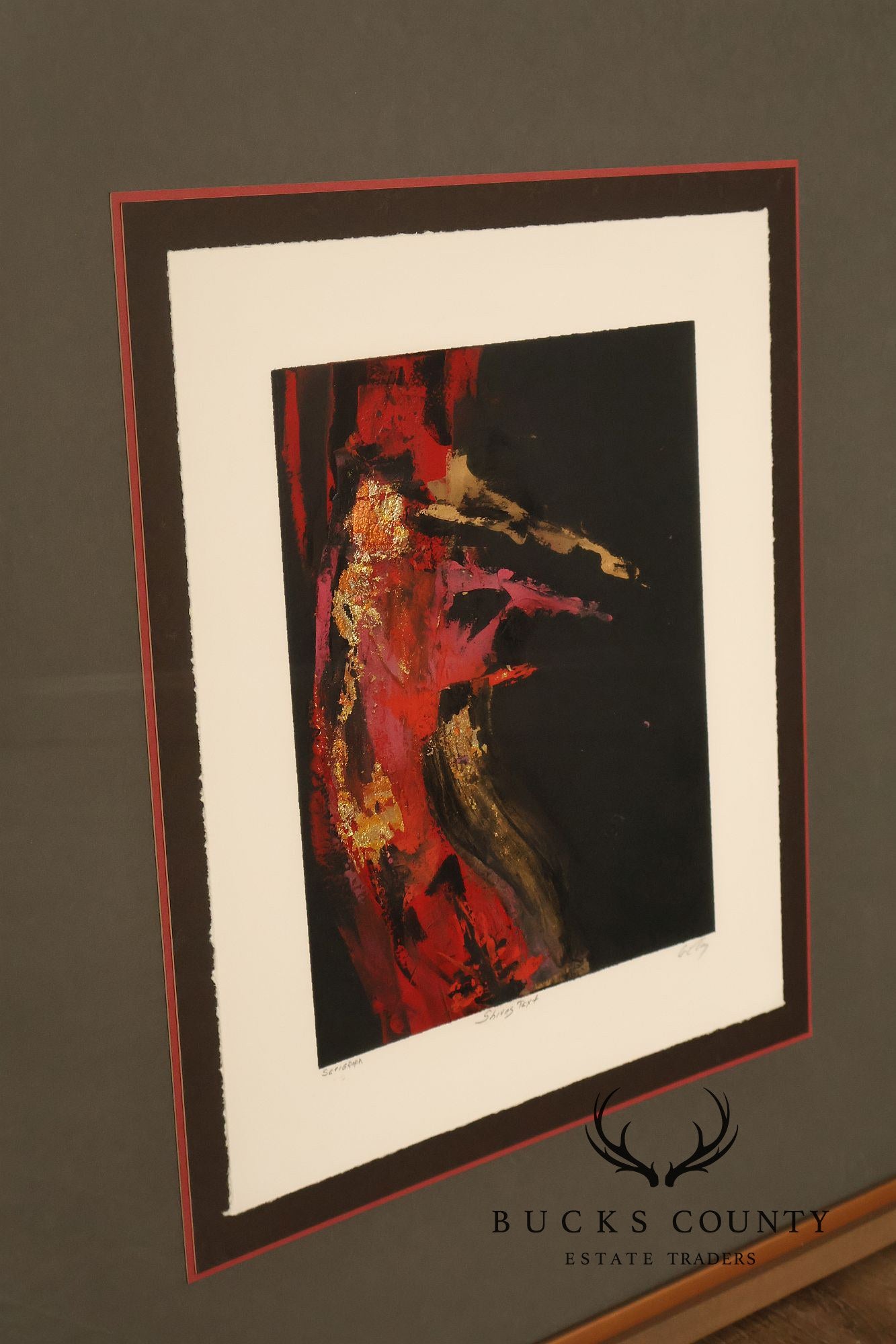 "Shivas Text" Serigraph By Clay